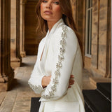 RENT £74 | BUY £235 Nadine Merabi Davina White Blazer - RRP £295