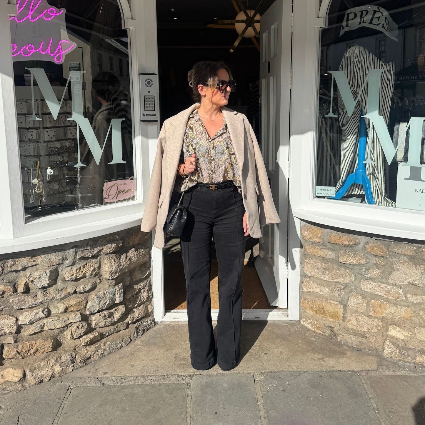 Sara Snake Print Shirt