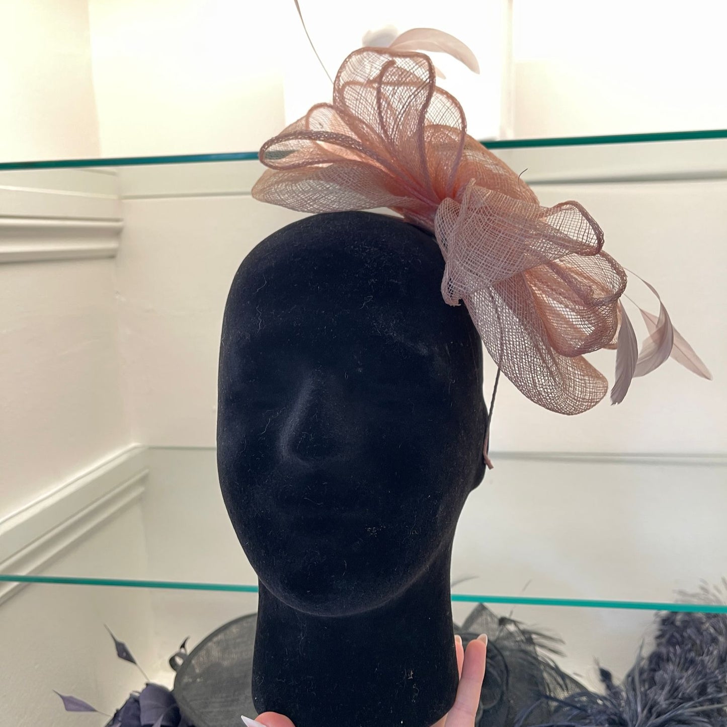 RENT | Pink Francis Fascinator