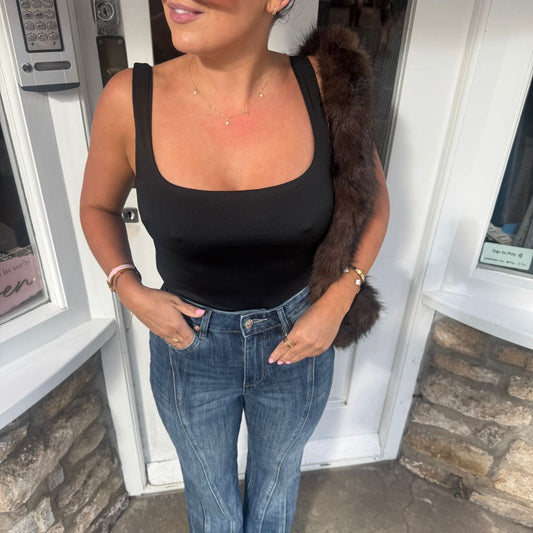 Jessica Square Neck Bodysuit