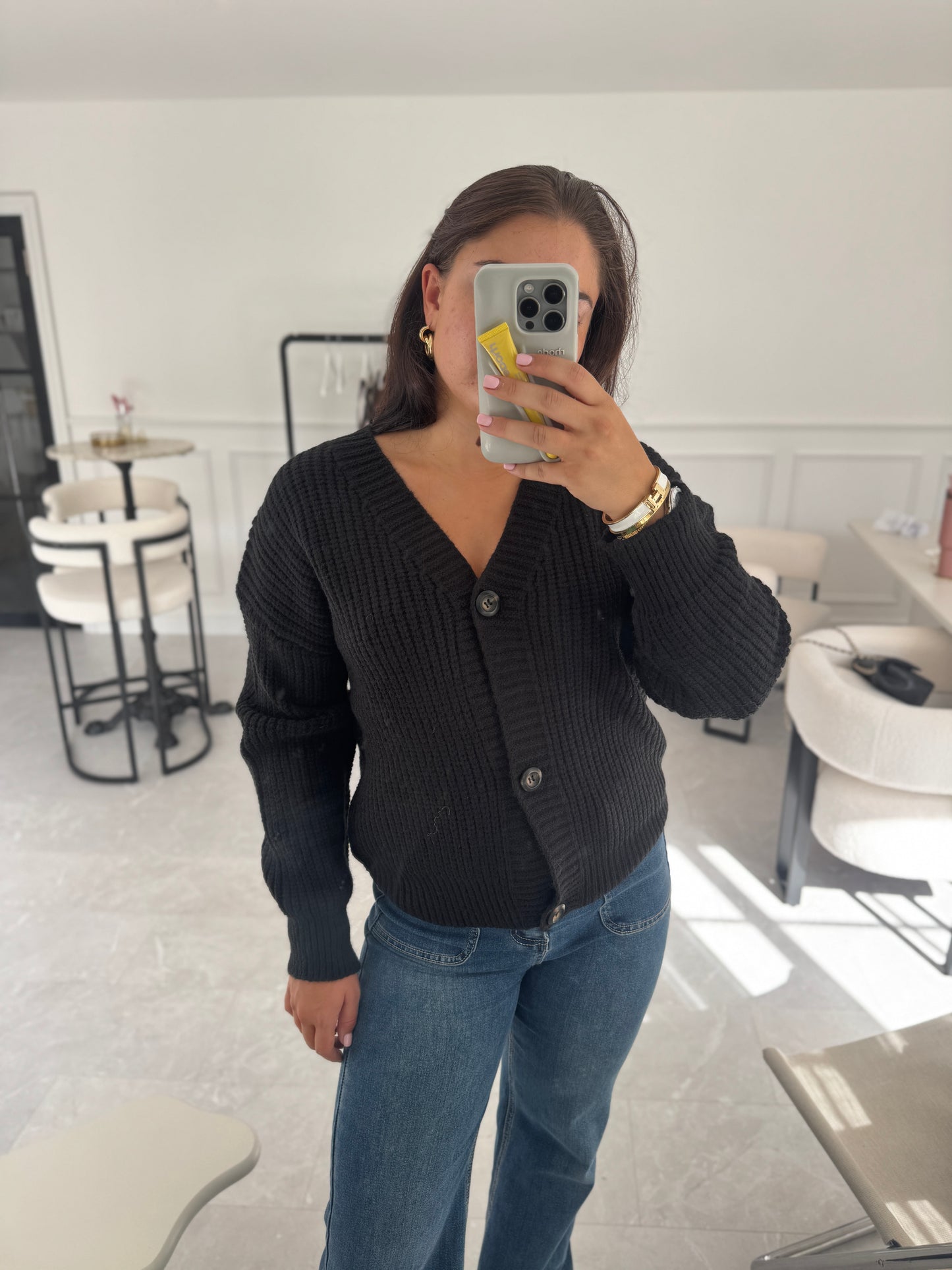 Lyla V Neck Knit Cardigan