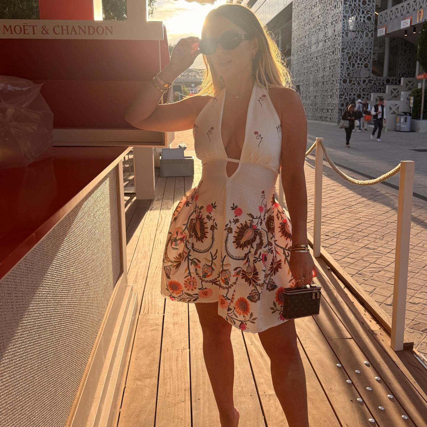 Corrie Embroidered Mini Dress