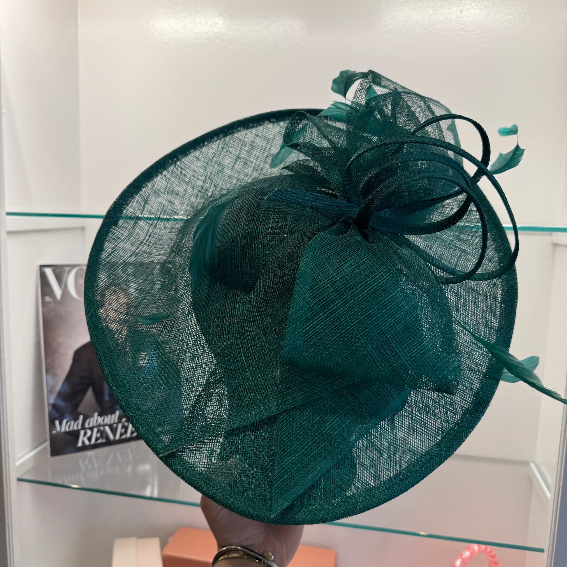 Emerald Green Hats For Weddings Green Fascinator Hat With Sequin