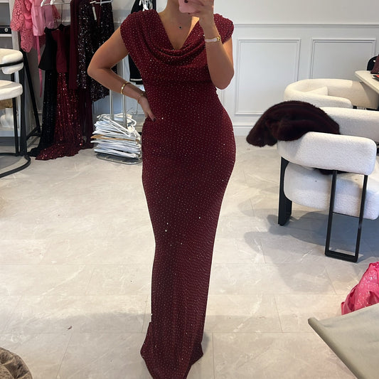 Mylene Studded Maxi Dress