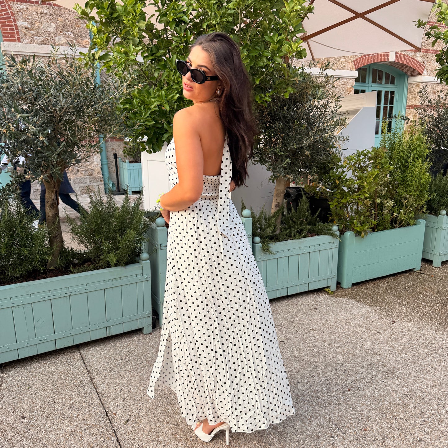 Quinn Polka Dot Maxi Dress