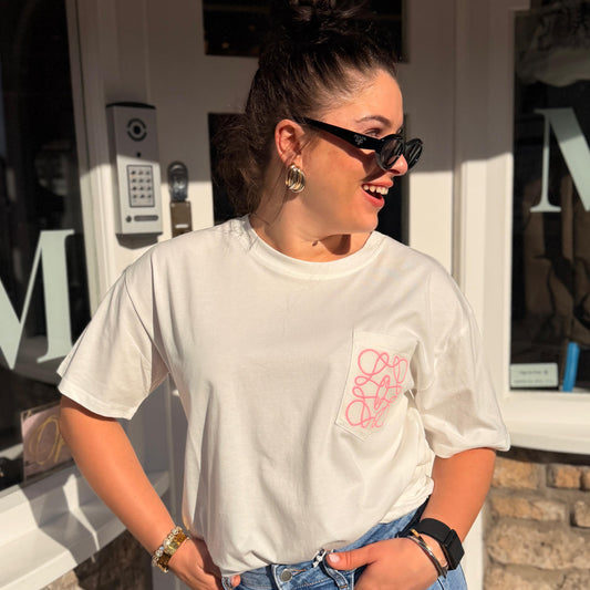 Emily Embroidered Pocket T-shirt