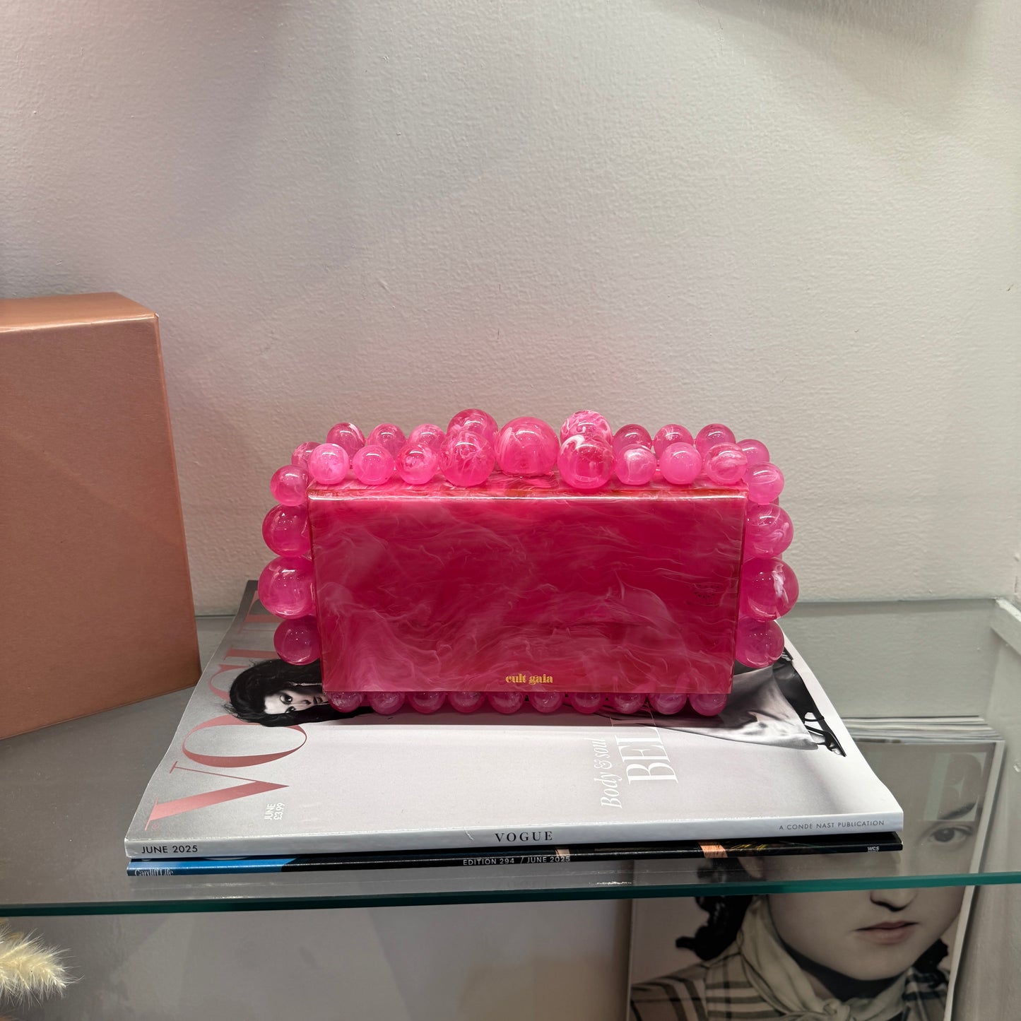 RENT | BUY Cult Gaia Pearl Eso Hot Pink Bag- RRP £350