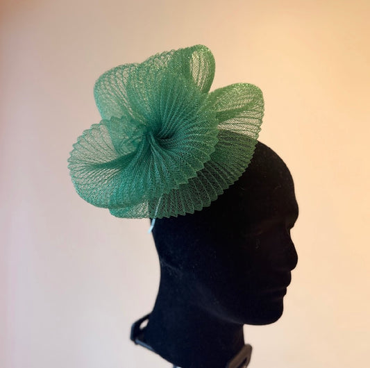 RENT  | Green Juno Fascinator