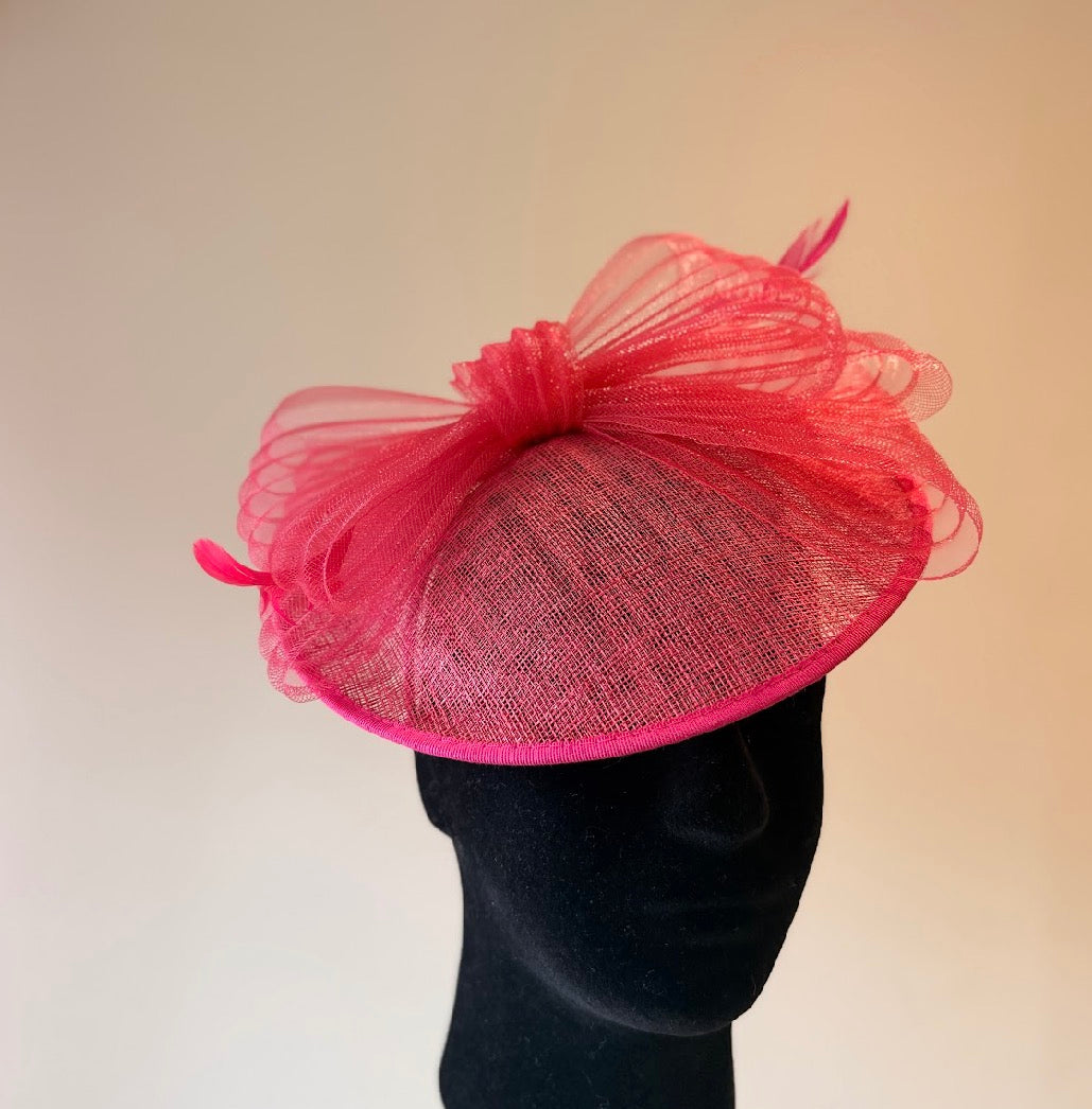 RENT  | Raspberry Margot Fascinator