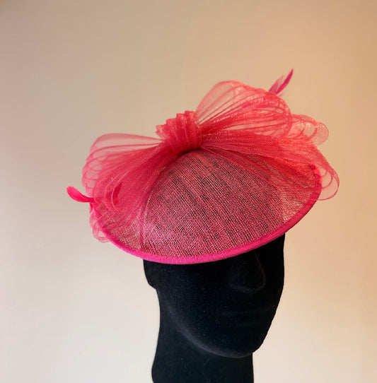 RENT  | Raspberry Margot Fascinator