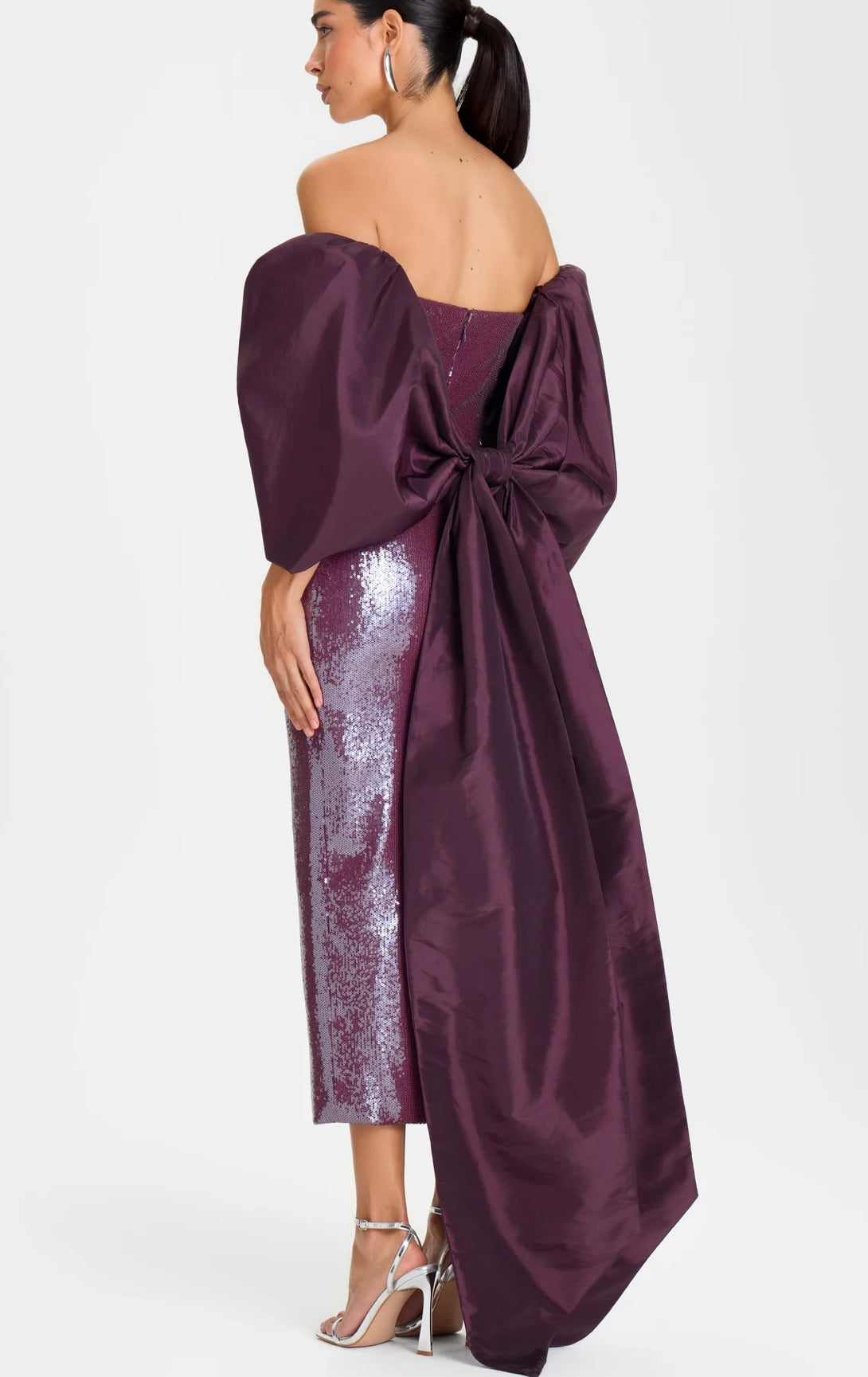 RENT | BUY Nadine Merabi Layla Burgundy Cape