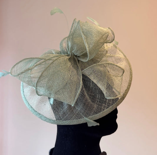 RENT  | Sage Green Brooke Fascinator