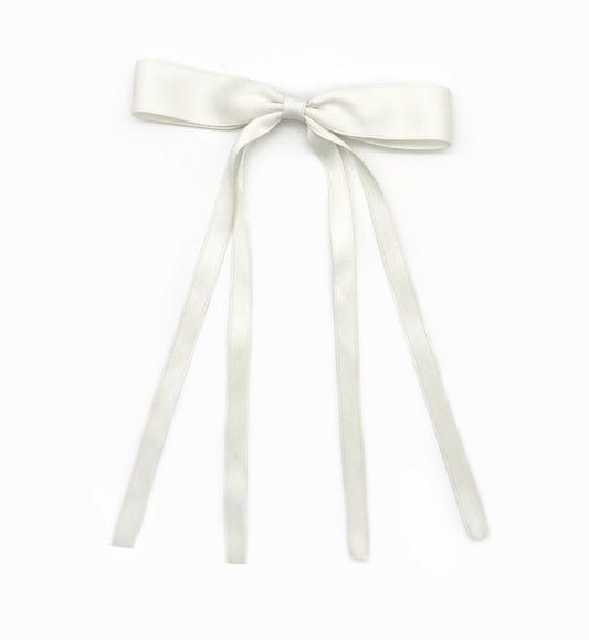 Mini Satin Bow Hair Clip