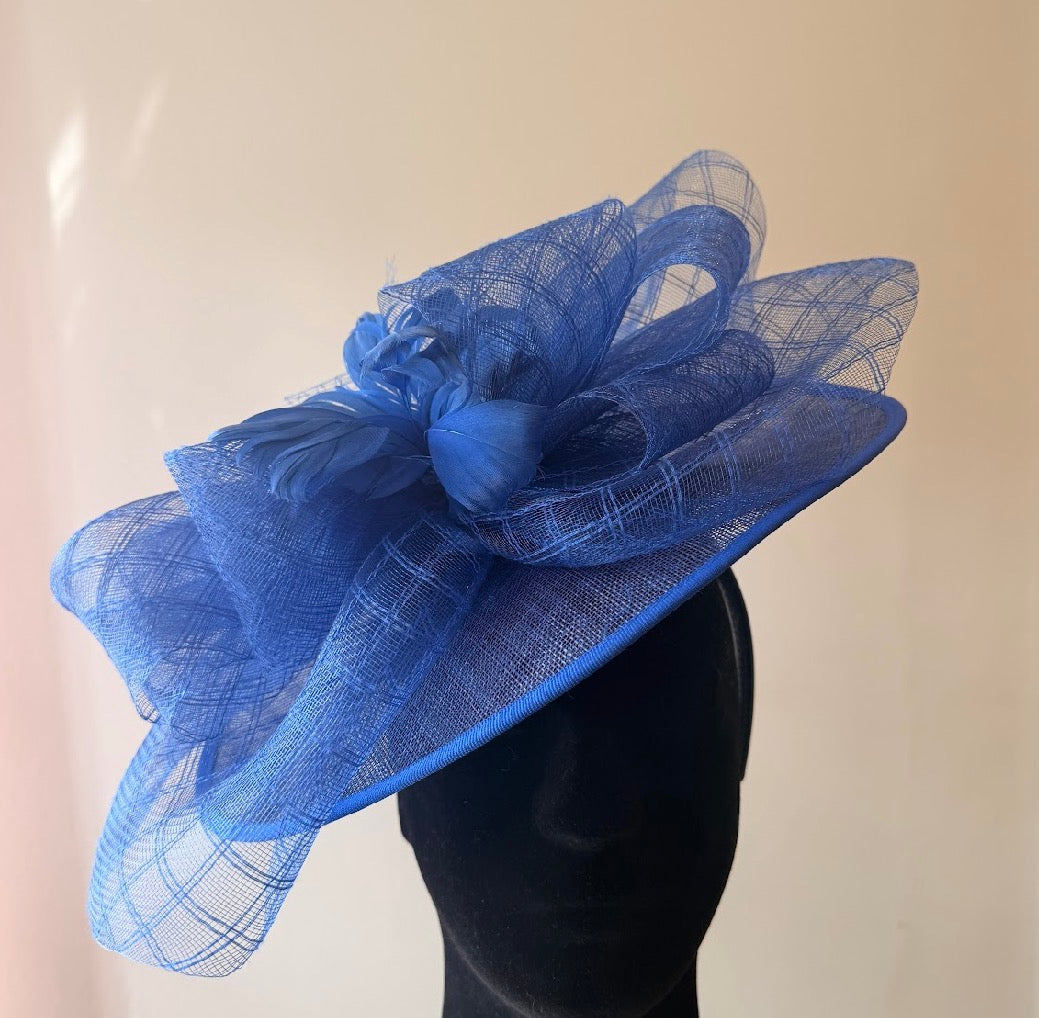 RENT  | Blue Daphne Fascinator