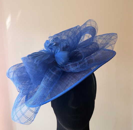 RENT  | Blue Daphne Fascinator