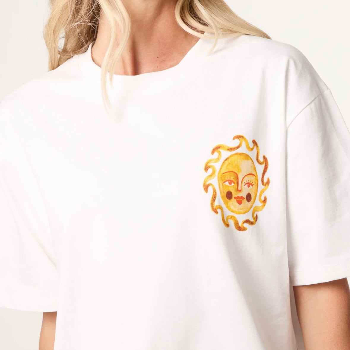 Embellished Summer Postcard Tee