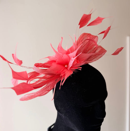 RENT  | Red Savannah Fascinator
