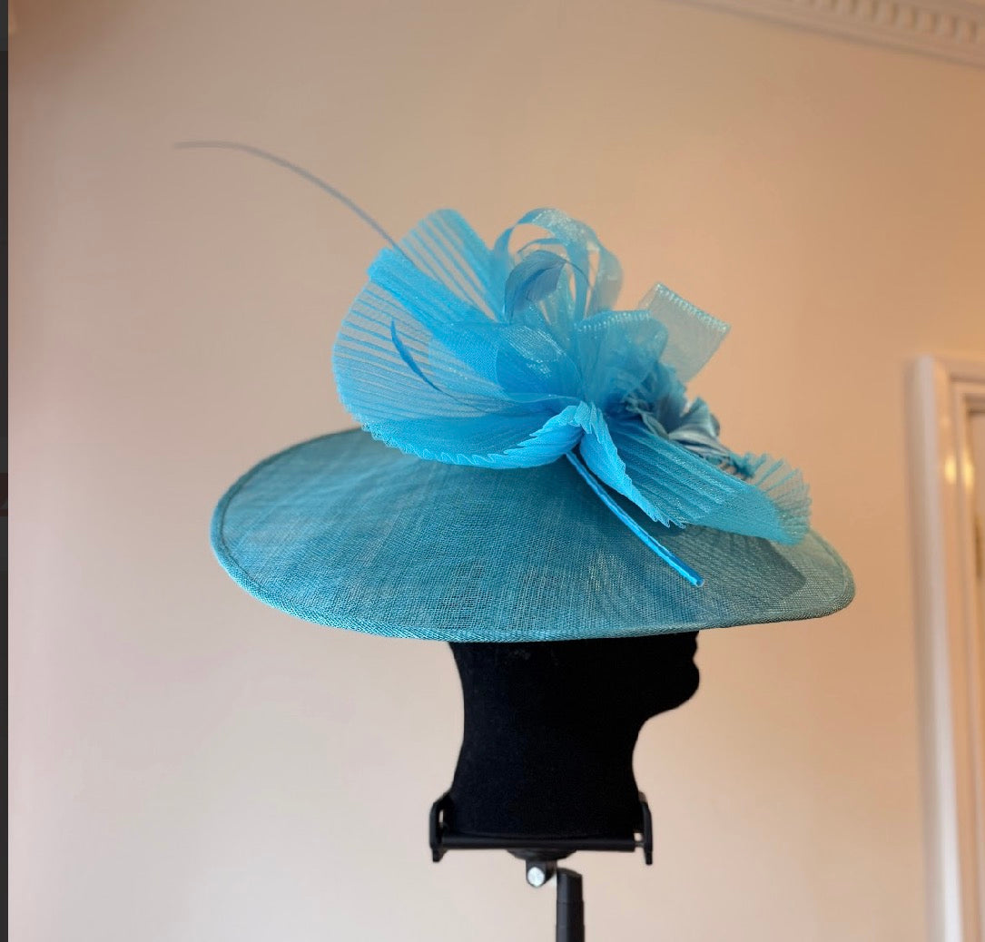 RENT  | Blue Eleanor Fascinator
