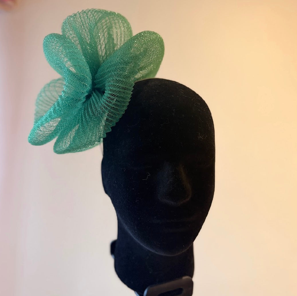 RENT  | Green Juno Fascinator