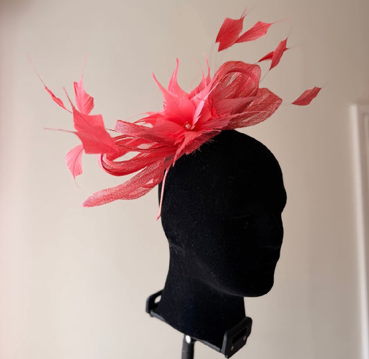 RENT  | Red Savannah Fascinator