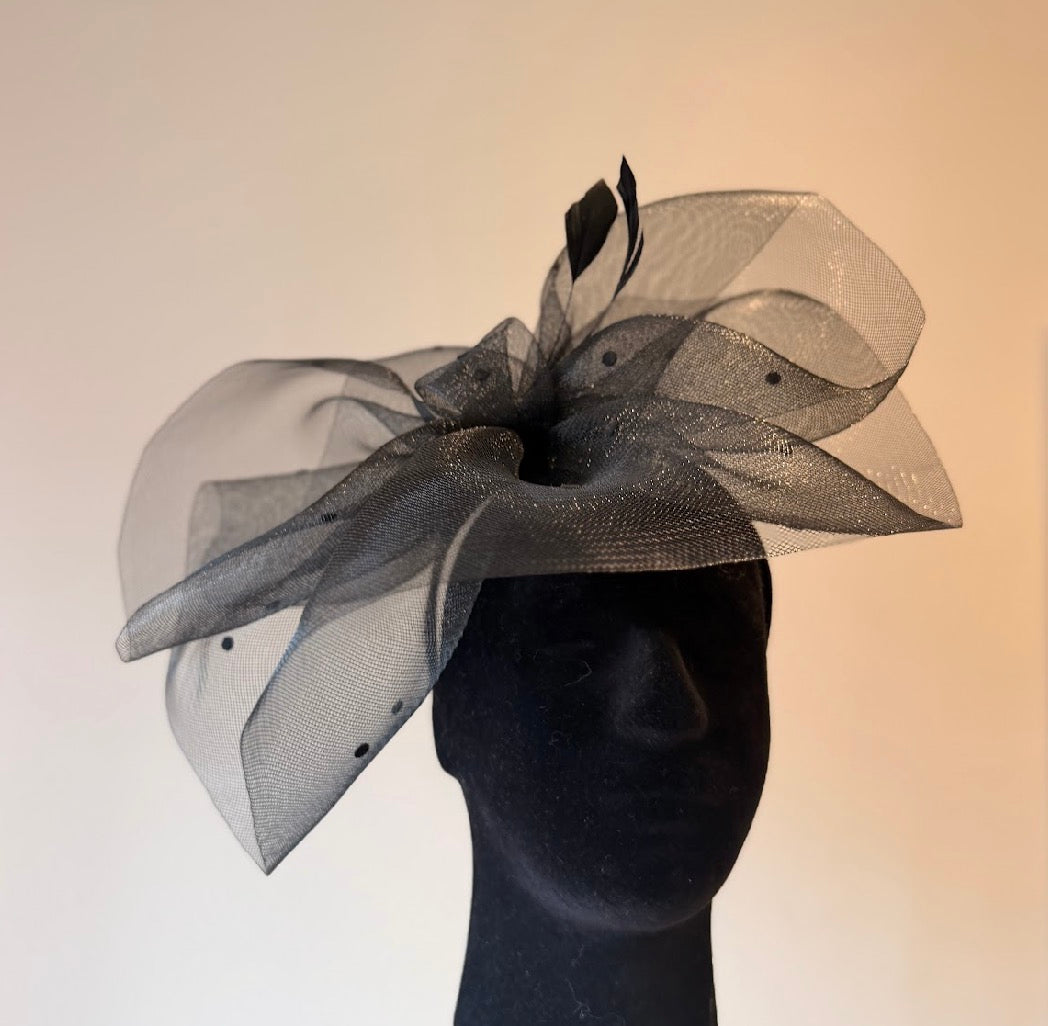 RENT  | Black Perrie Fascinator
