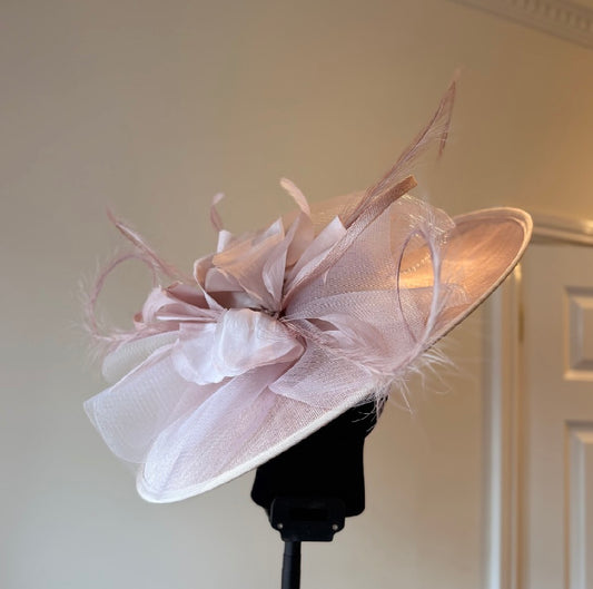 RENT  | Light Pink Sienna Fascinator