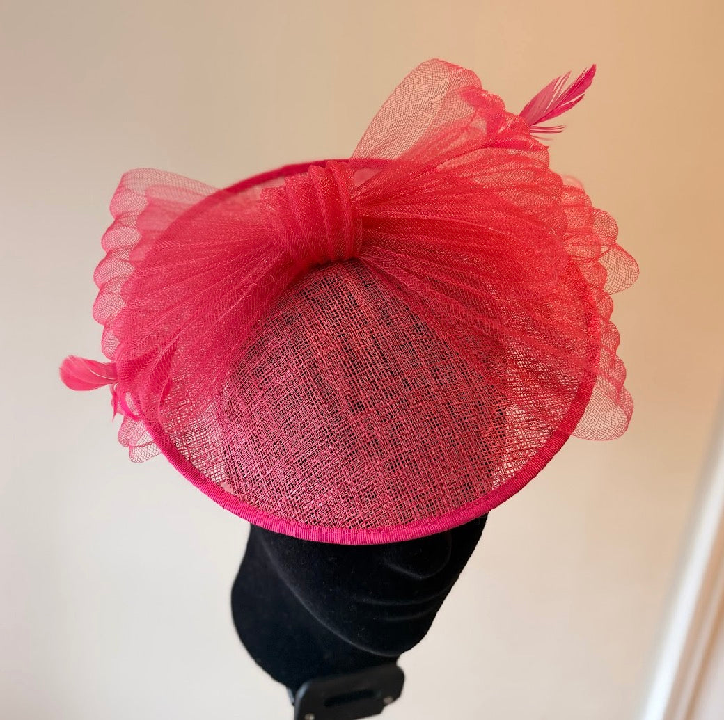 RENT  | Raspberry Margot Fascinator