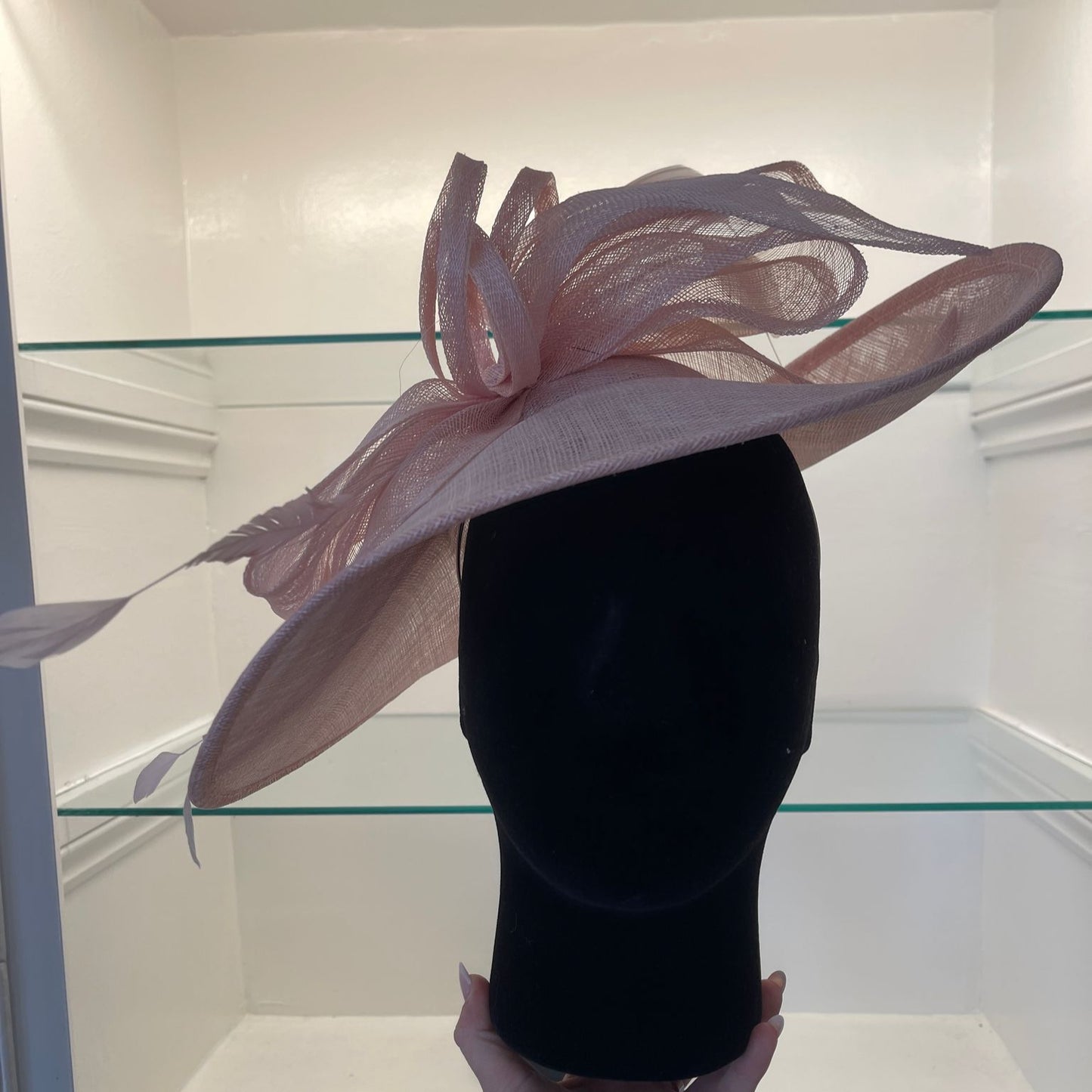 RENT | Pale Pink Ophelia Fascinator