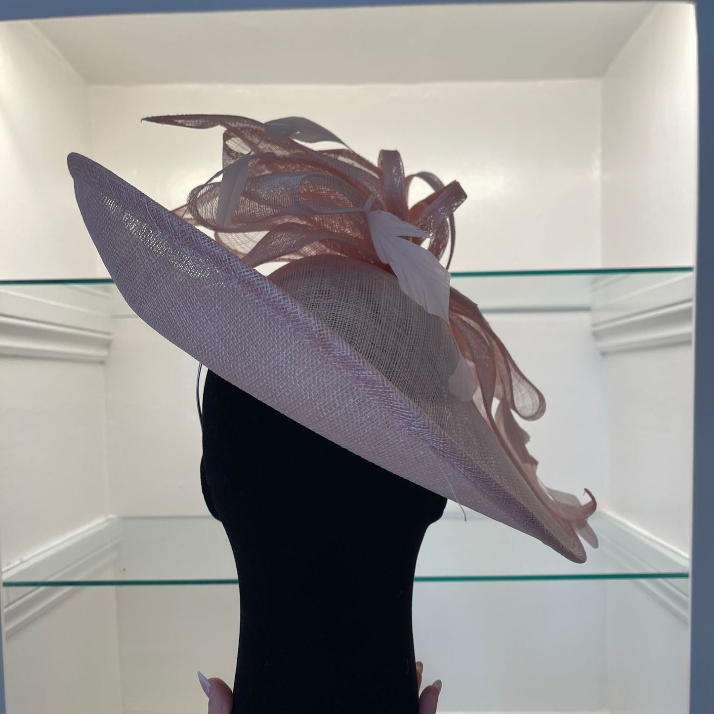 RENT | Pale Pink Ophelia Fascinator