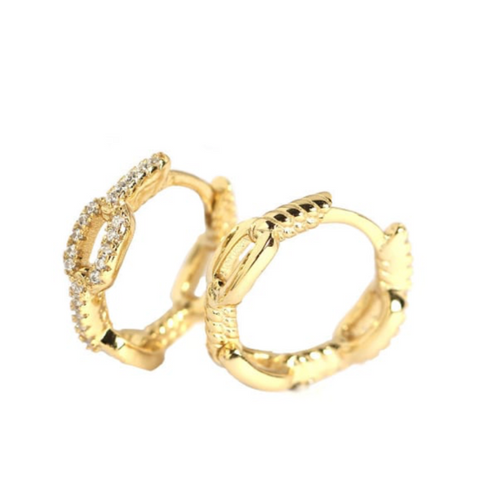 Crystal Chain Huggies