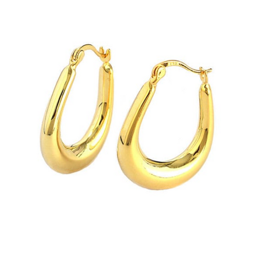 Tear Drop Hoops