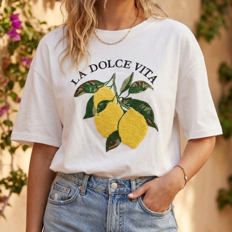 Lemon Motif Tee
