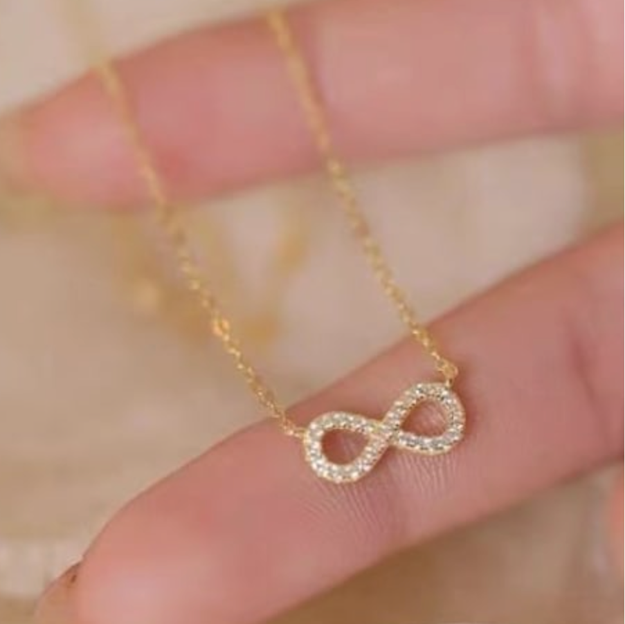 Dainty ‘Infinity’ Cubic Zirconia Necklace