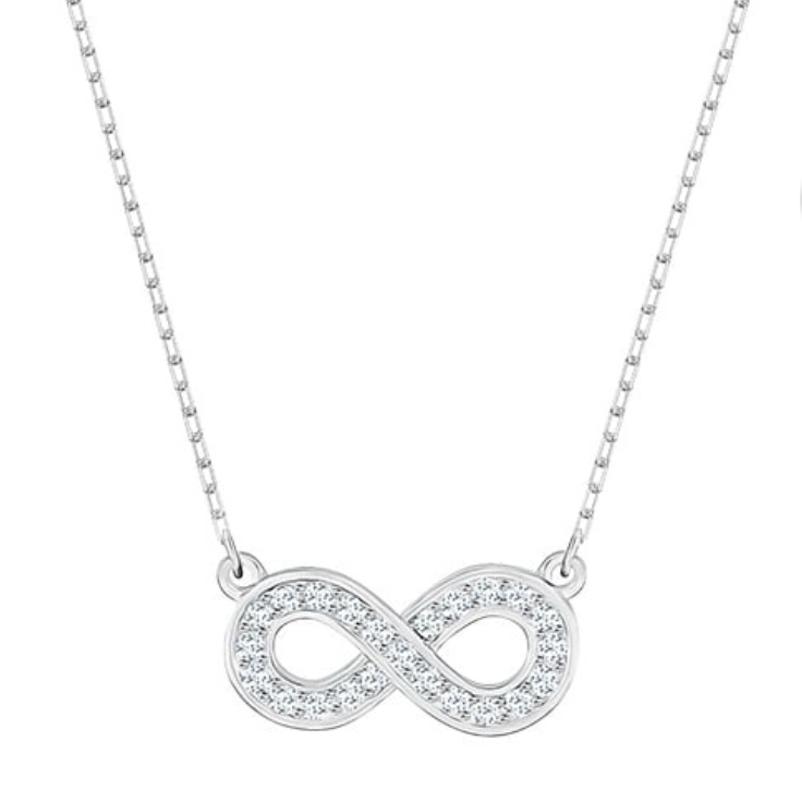 Dainty ‘Infinity’ Cubic Zirconia Necklace