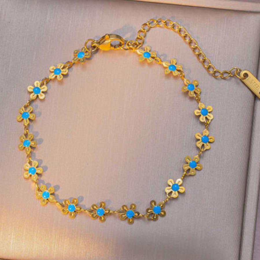 Rosie Flower Minimalist Bracelet