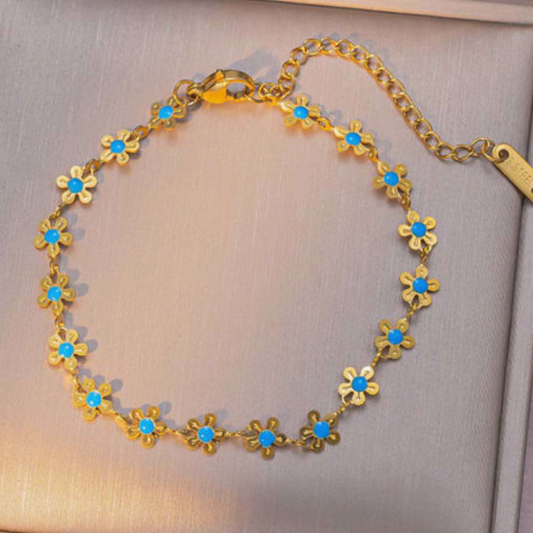 Rosie Flower Minimalist Bracelet