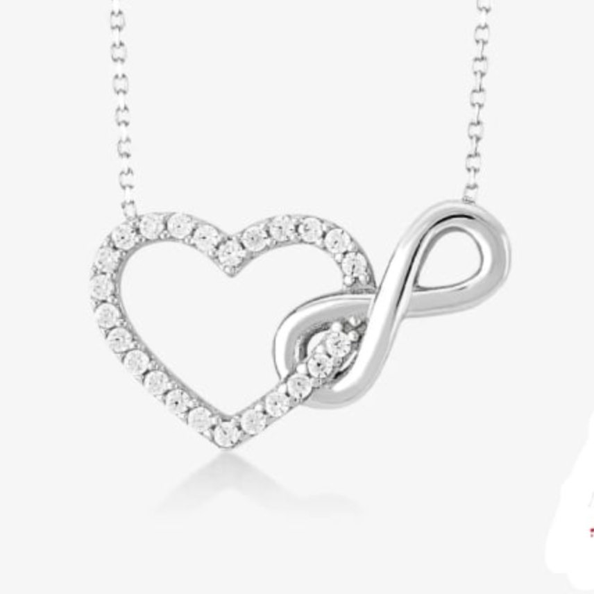 Cora Cubic Zirconia Heart Minimalist Necklace
