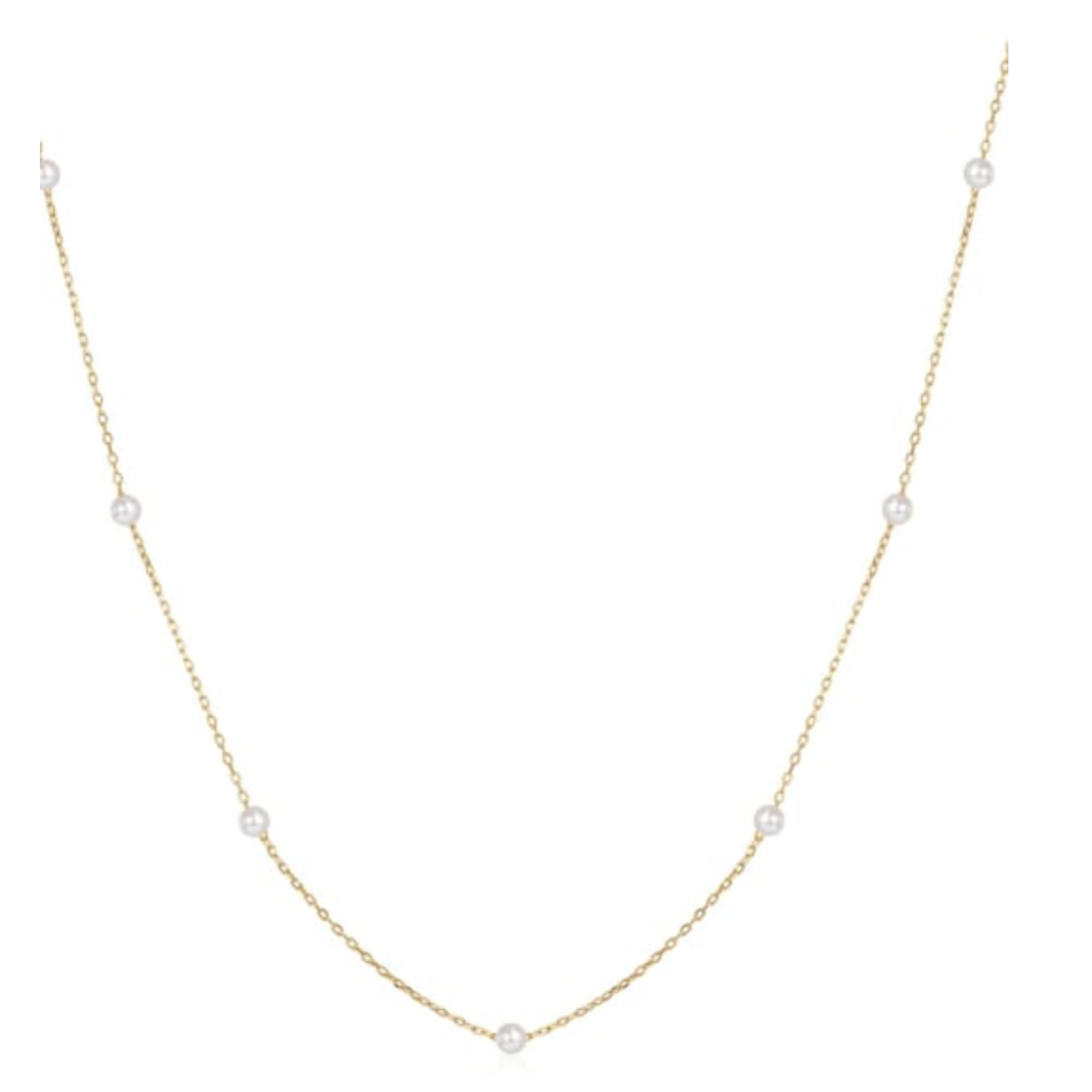 Pearl Locket Dainty Necklace