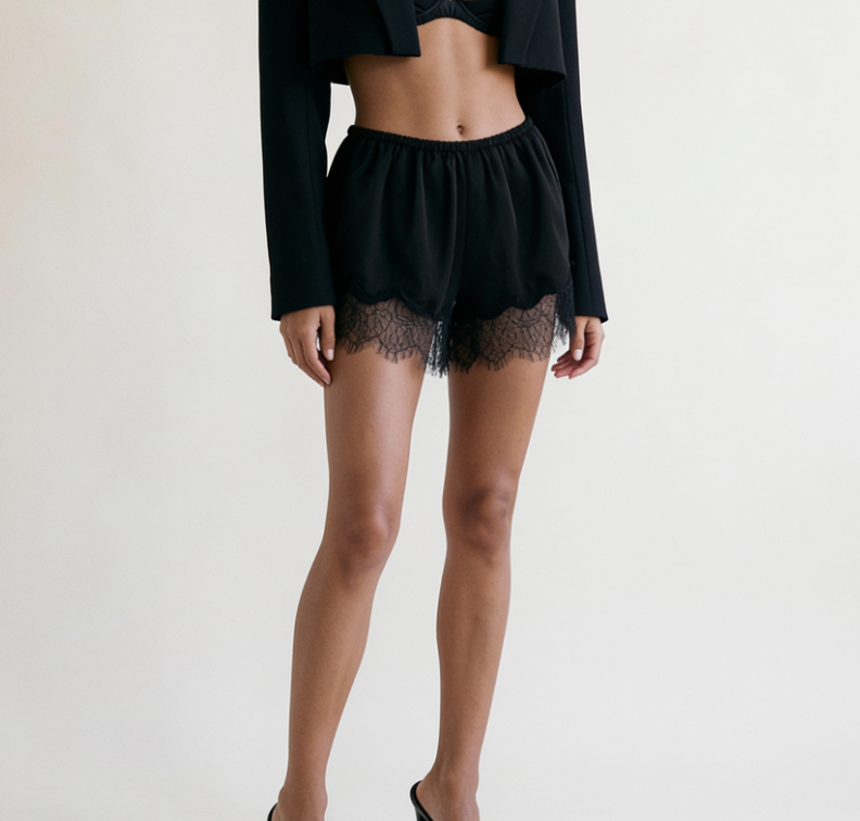 Callie Satin Runner Shorts