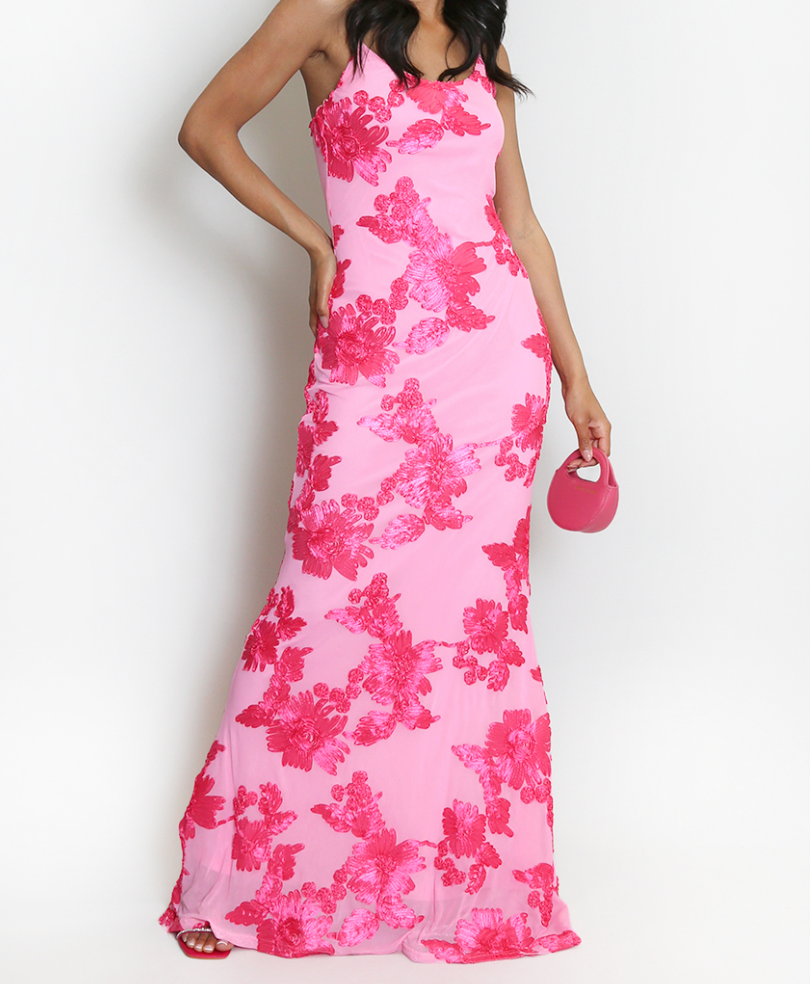 Rosie Floral Lace Maxi Dress