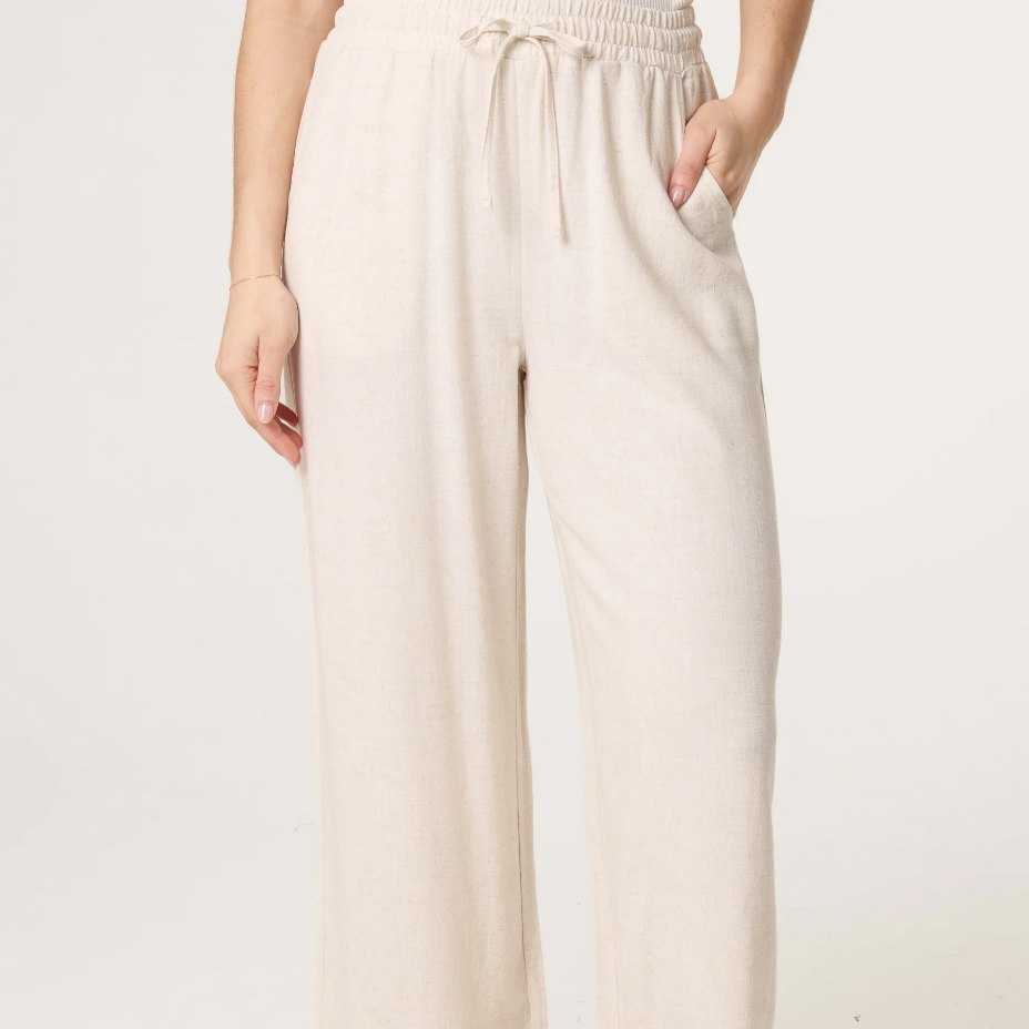 Myla Linen Style Drawstring Trousers