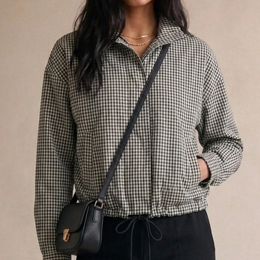 Cassie Gingham Jacket