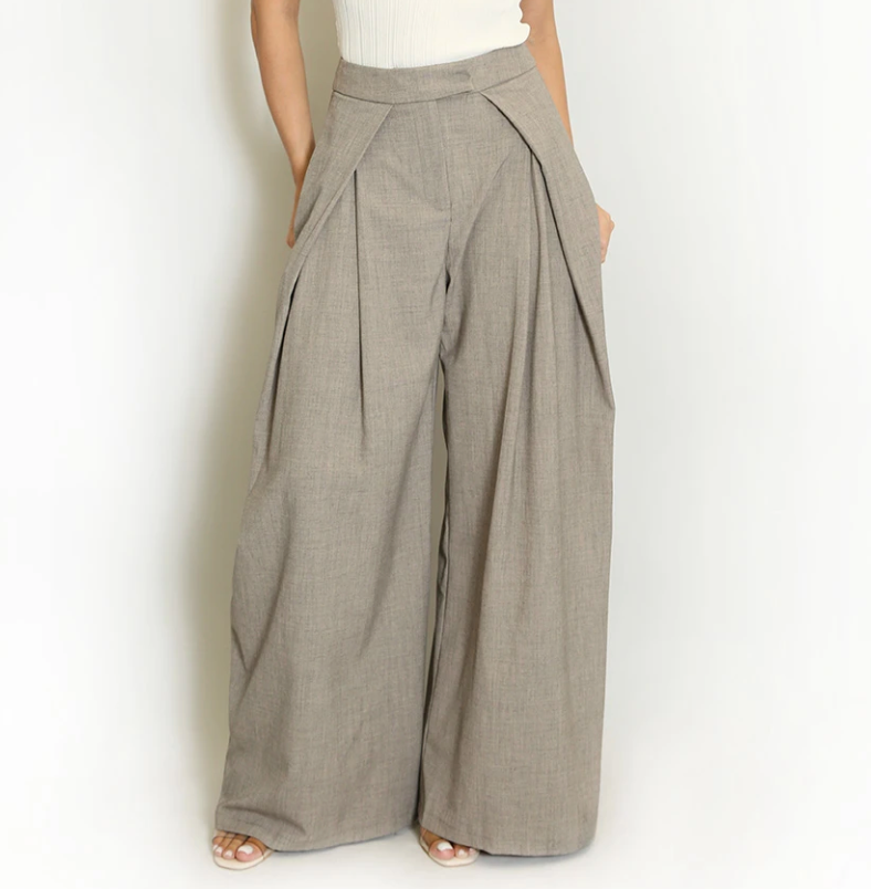Carrie Drape Pleated Trousers