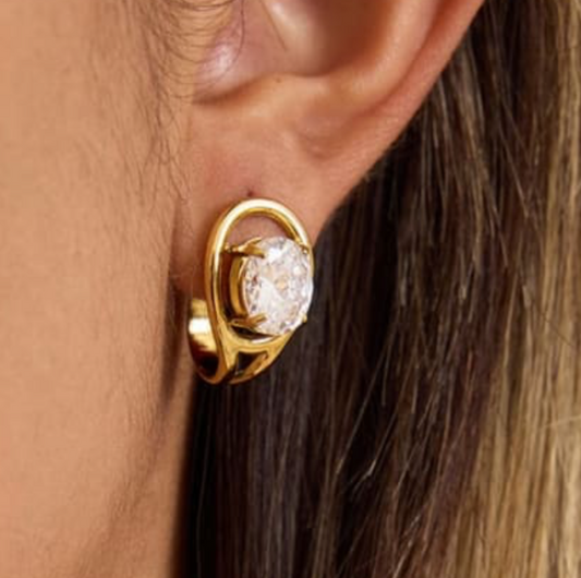 Narla Cubic Zirconia Stud Earrings