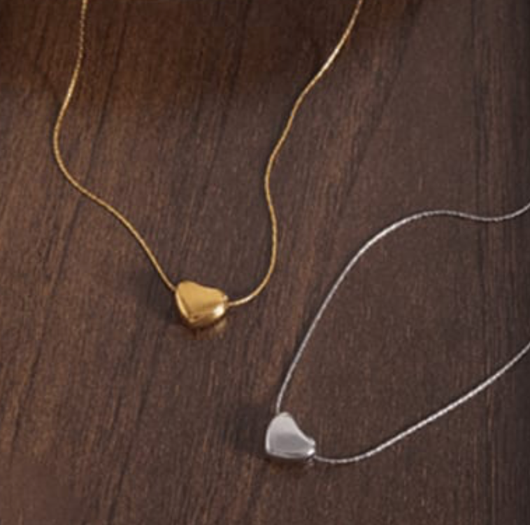 Jenny Heart Hip Hop Necklace