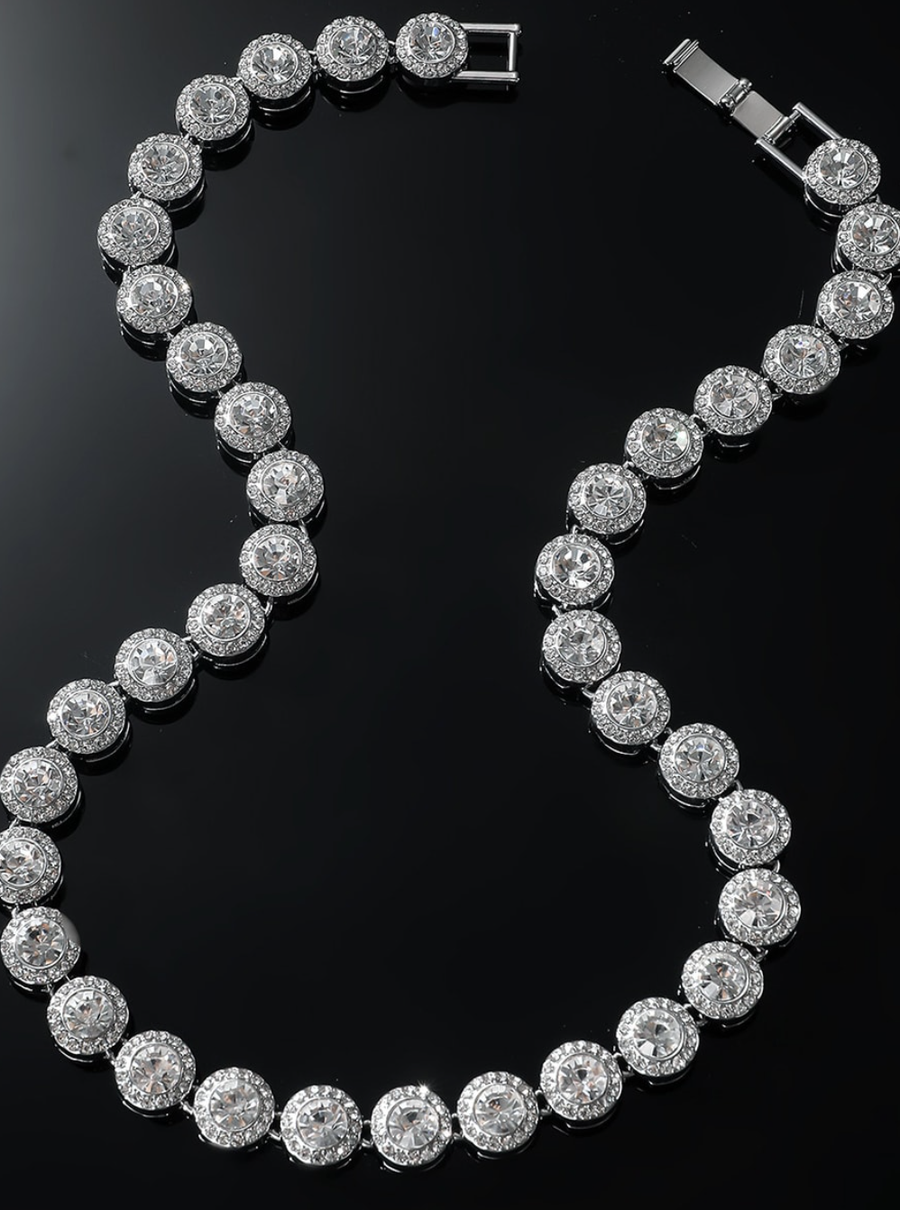 Sloane Cubic Zirconia Link Necklace