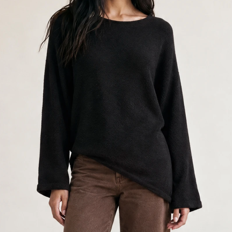 Ffion Fine Knit Asymmetric Jumper