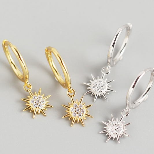 Sunshine Huggie Earrings