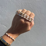 Beaded bracelet - freshwater pearl